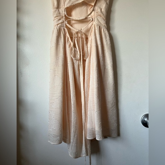 Wild Fable Ivory Sand Tard Jacquard Dress Strappy
Backless Women's S Small NEW - Picture 8 of 13